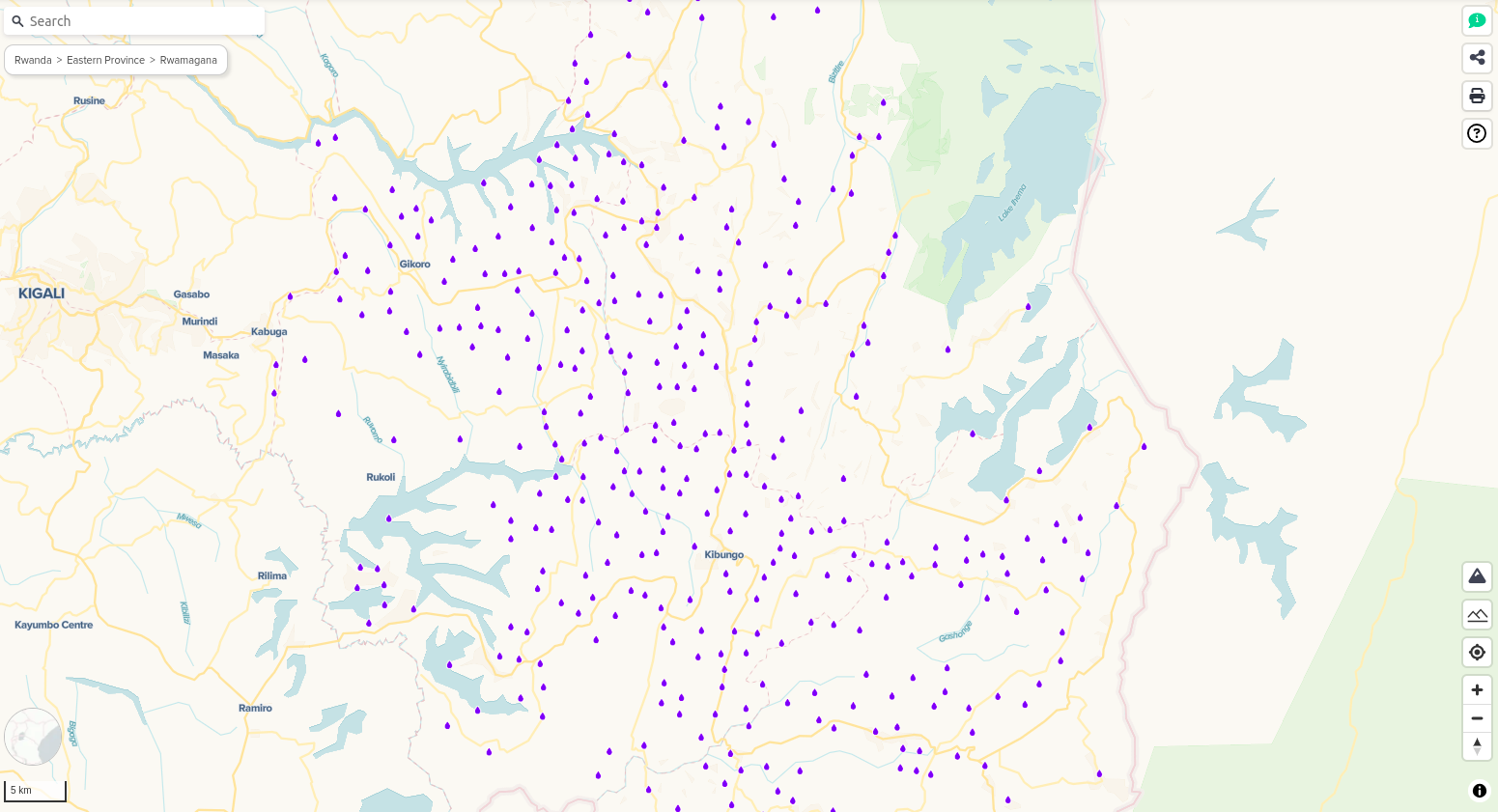 Point visualization