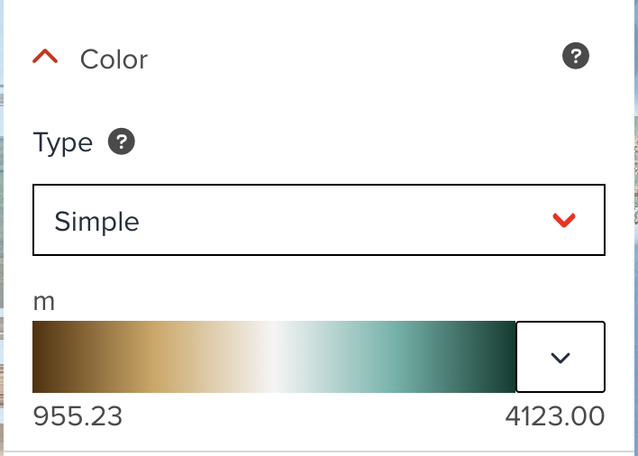 Simple raster color legend